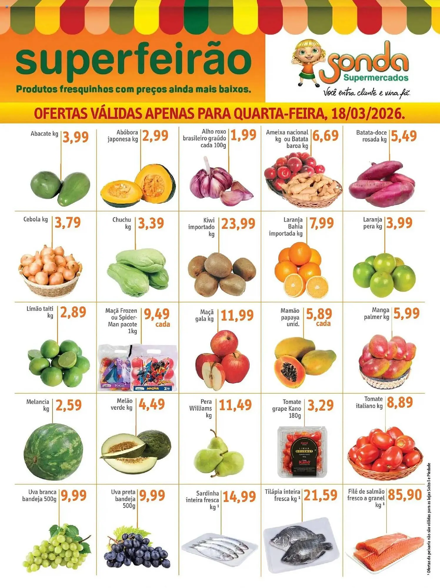 Encarte de Folheto Sonda 18 de março até 18 de março 2026 - Pagina 1