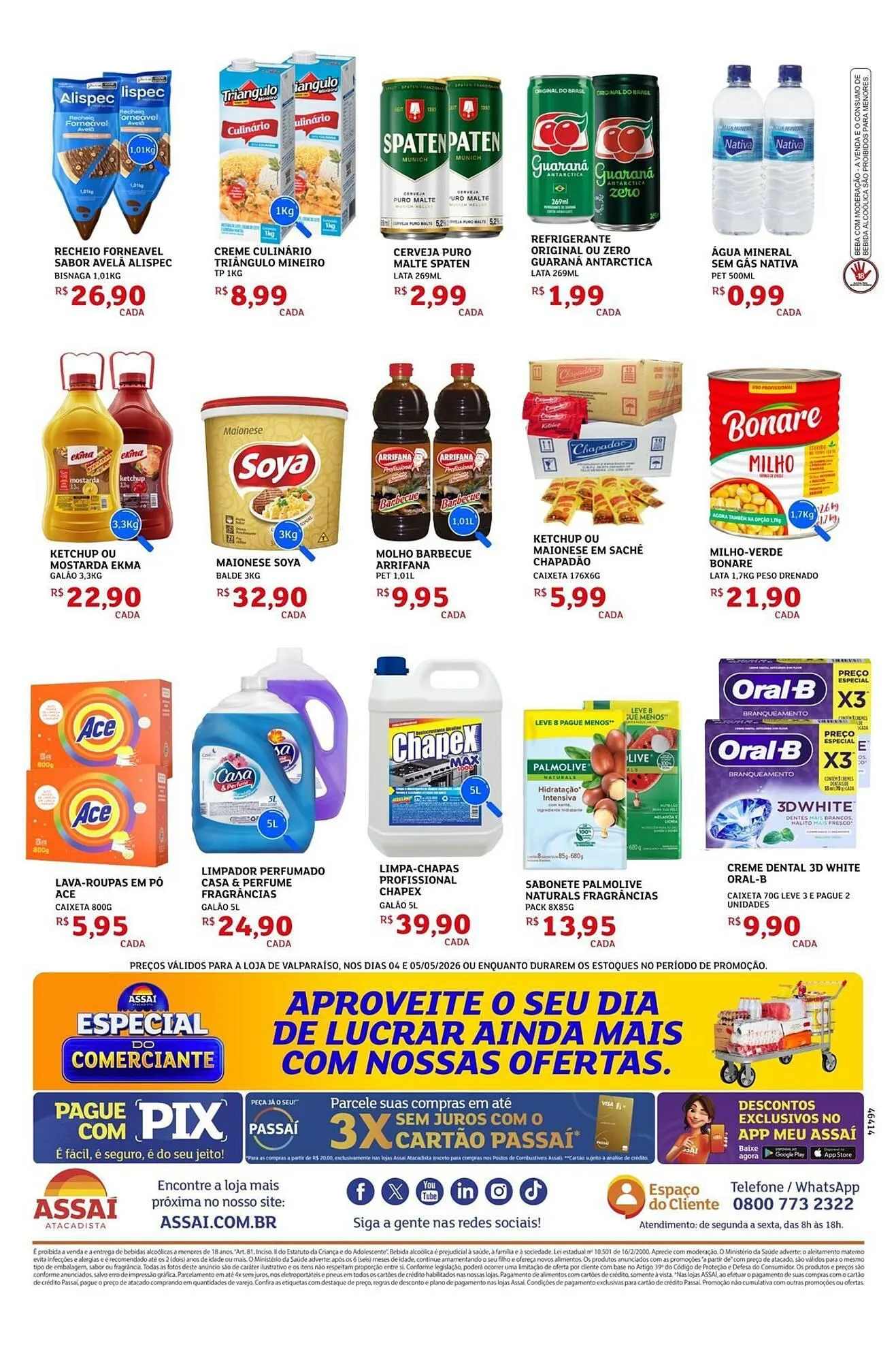 Encarte de Encarte Assaí Atacadista 4 de maio até 5 de maio 2026 - Pagina 2