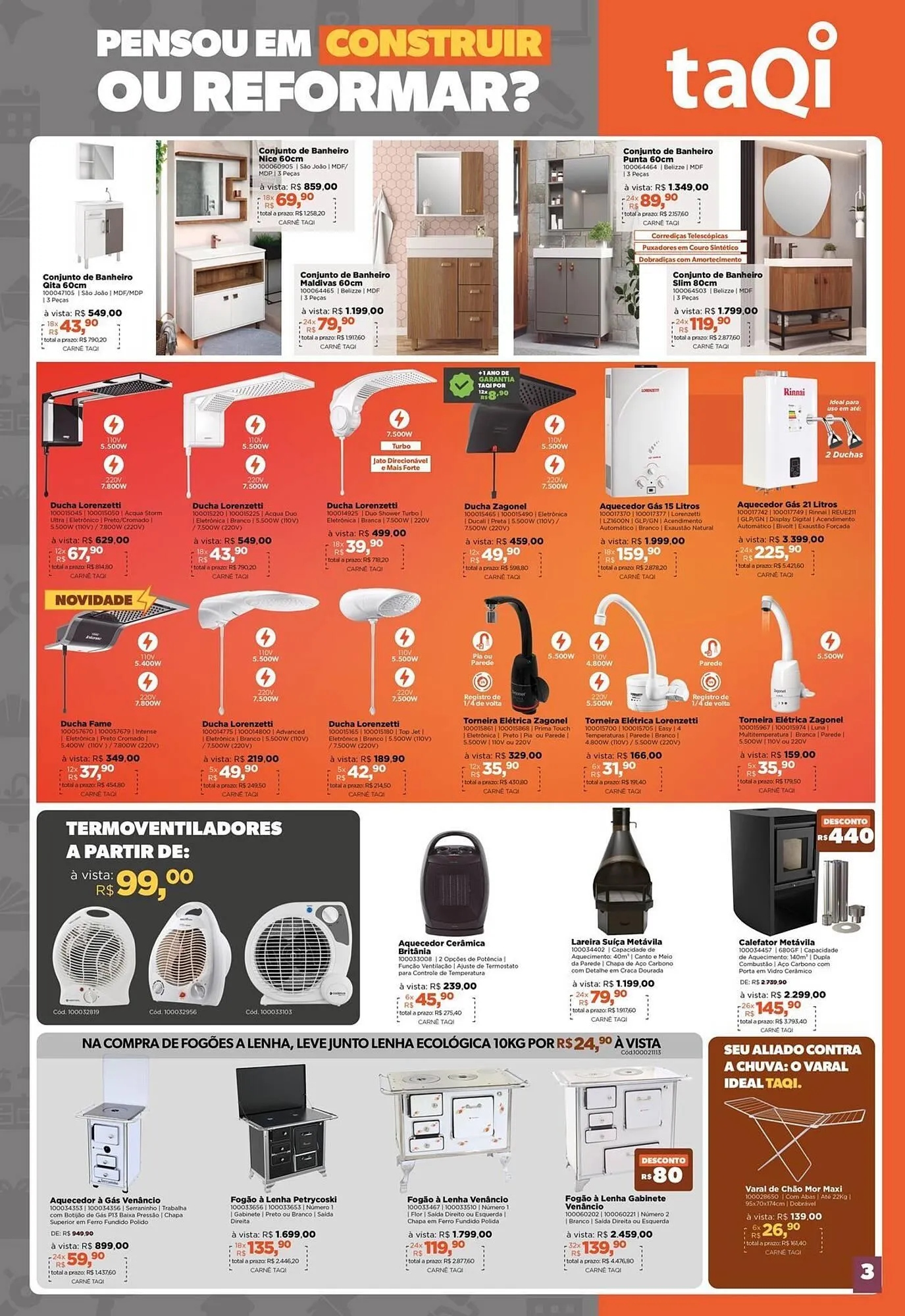 Encarte de Catálogo Lojas TaQi 2 de julho até 22 de julho 2025 - Pagina 3