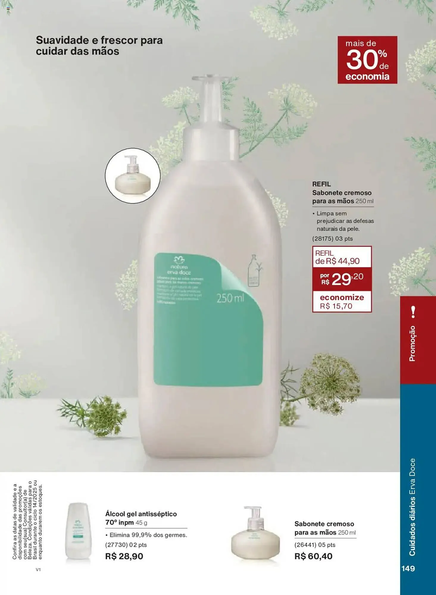 Encarte de Catálogo Natura 18 de agosto até 9 de setembro 2025 - Pagina 149