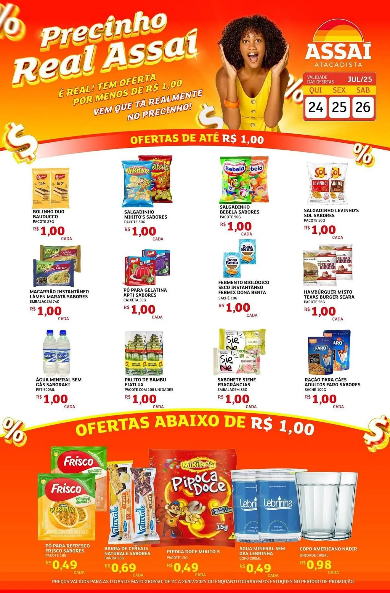 Encarte de Catálogo Assaí Atacadista 24 de julho até 26 de julho 2025 - Pagina 1