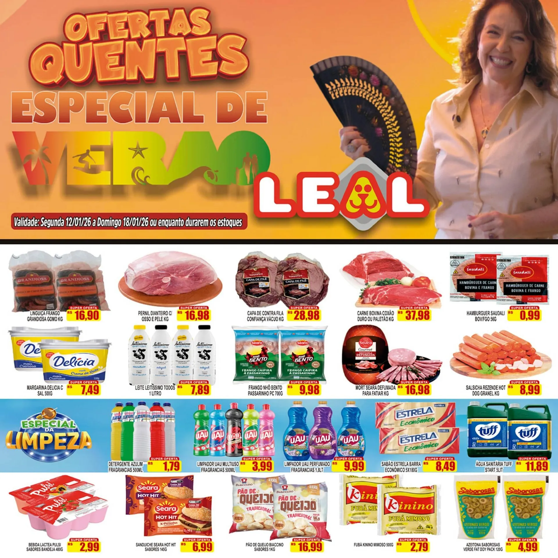 Encarte de Folheto Supermercado leal 12 de janeiro até 18 de janeiro 2026 - Pagina 3