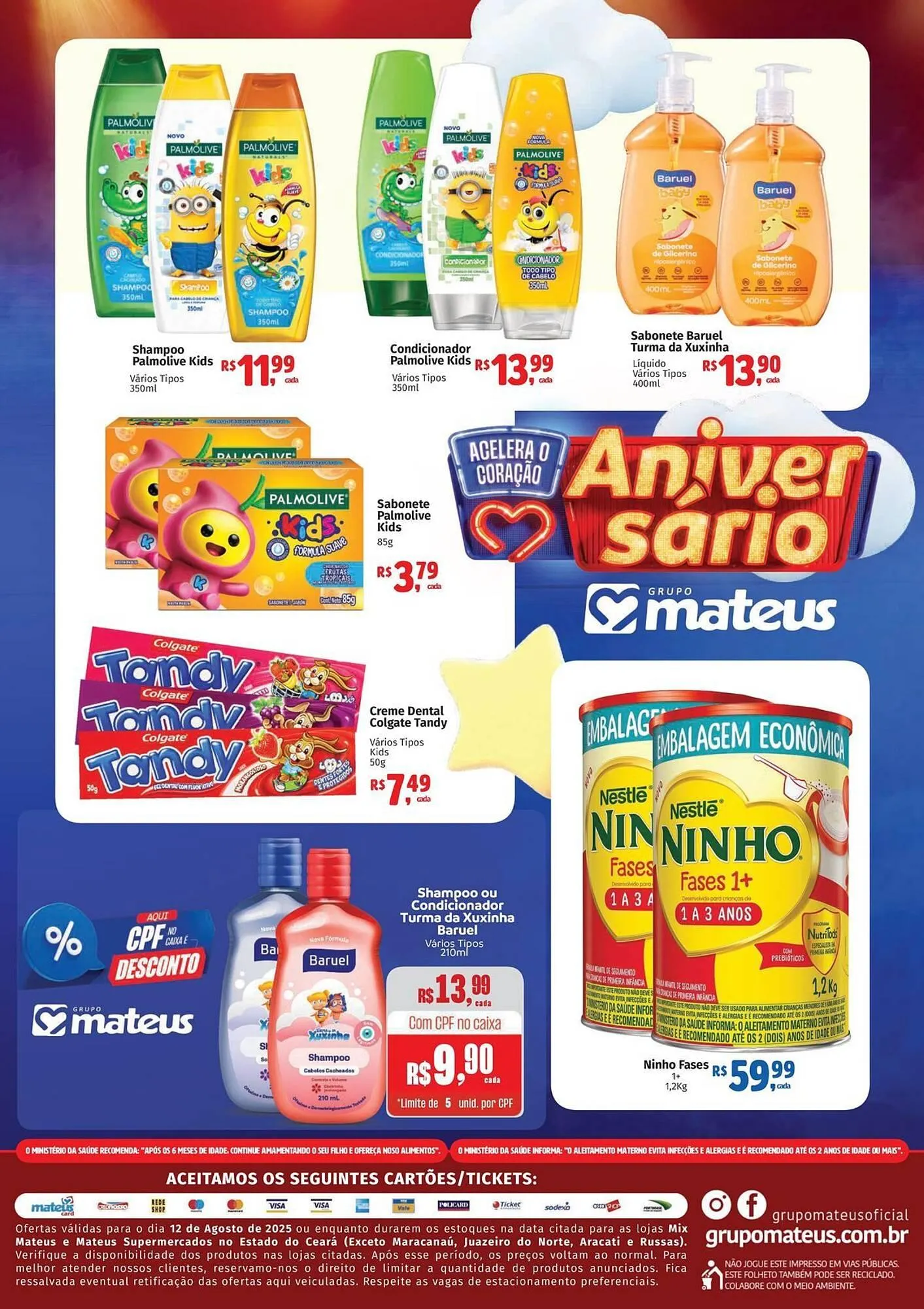 Encarte de Catálogo Supermercados Mateus 12 de agosto até 12 de agosto 2025 - Pagina 2