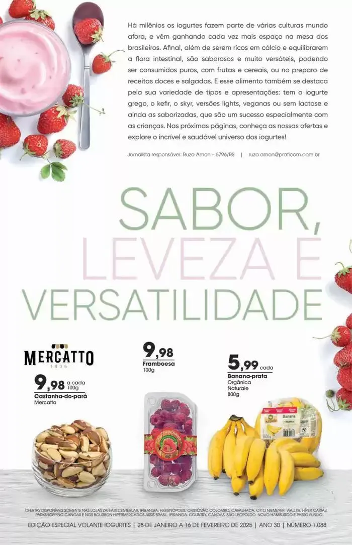 Encarte de Edição Especial Volante Iogurtes 2025 28 de janeiro até 16 de fevereiro 2025 - Pagina 2