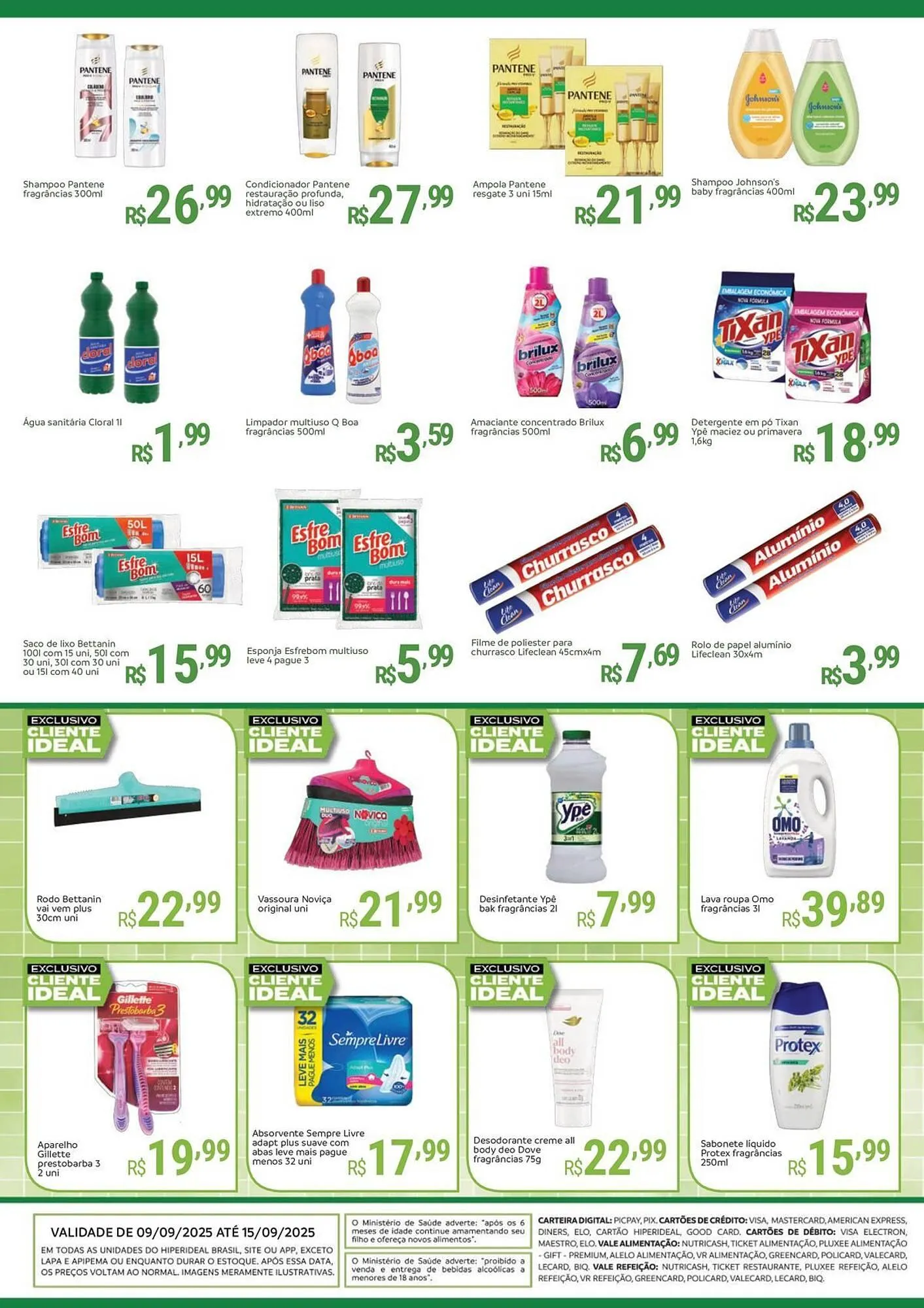 Encarte de Catálogo Hiperideal Supermercados 11 de setembro até 15 de setembro 2025 - Pagina 4