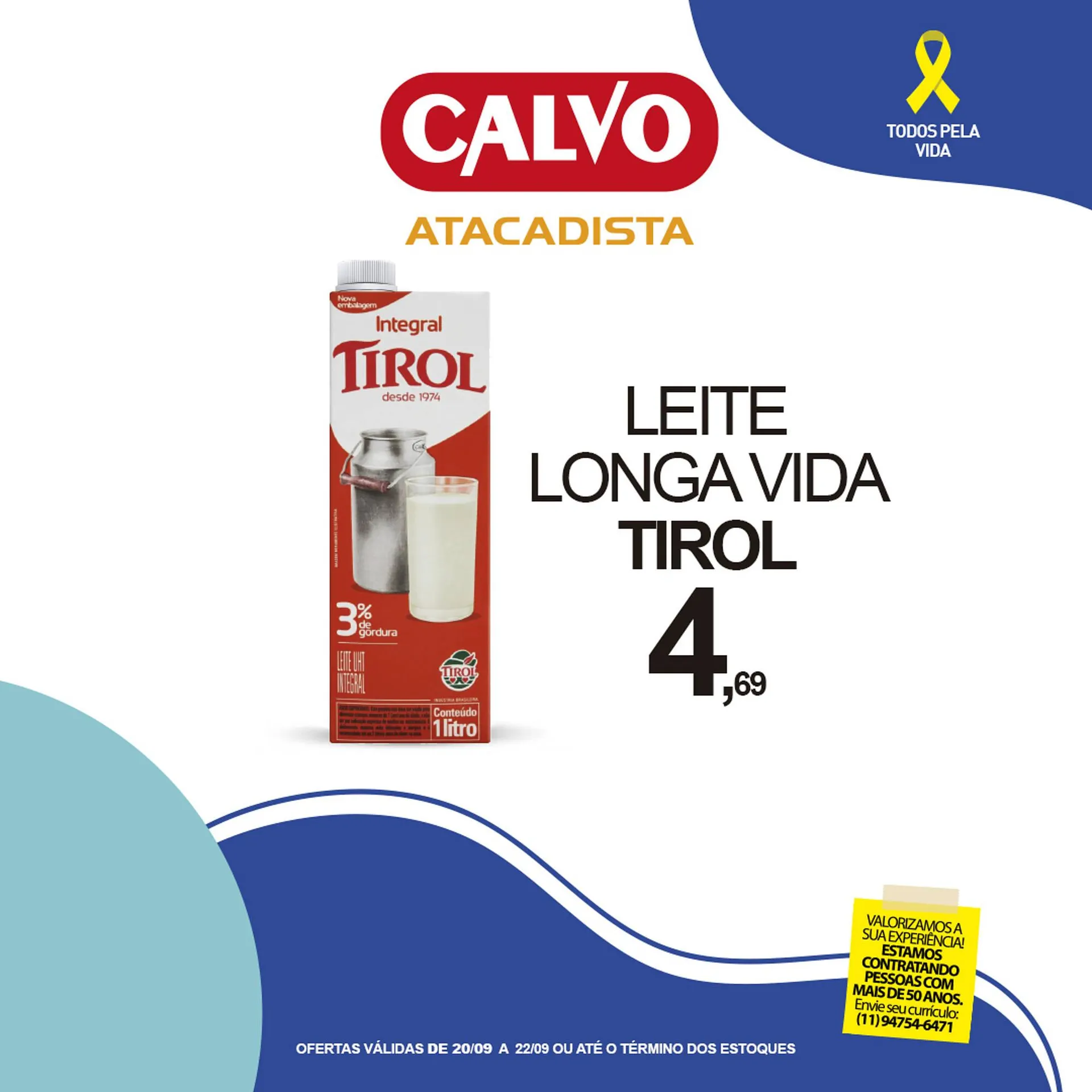 Encarte de Folheto Calvo Atacadista 22 de setembro até 22 de setembro 2025 - Pagina 1