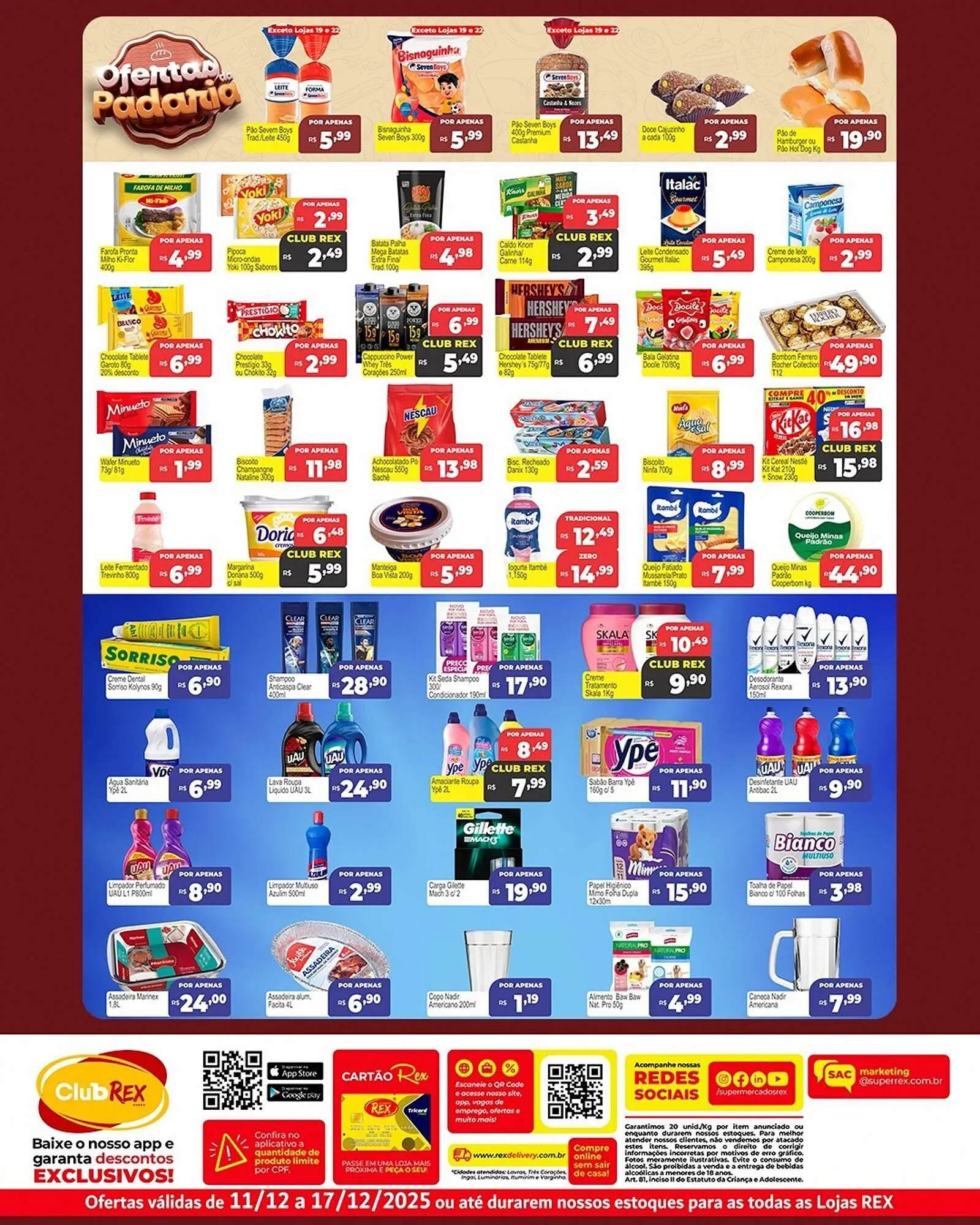 Encarte de Catálogo Supermercados Rex 11 de dezembro até 17 de dezembro 2025 - Pagina 2