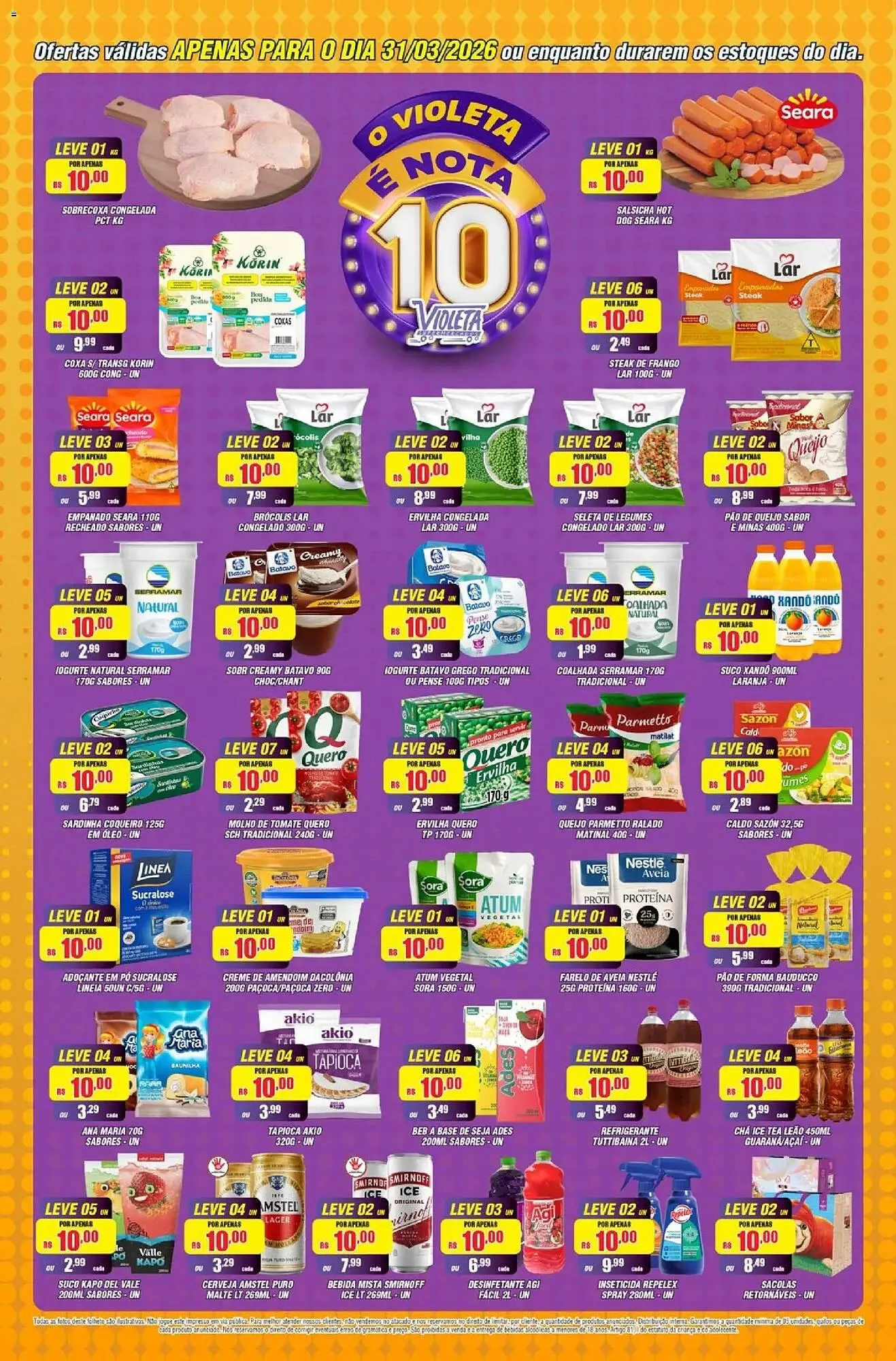 Encarte de Catálogo Violeta Supermercados 30 de março até 31 de março 2026 - Pagina 2