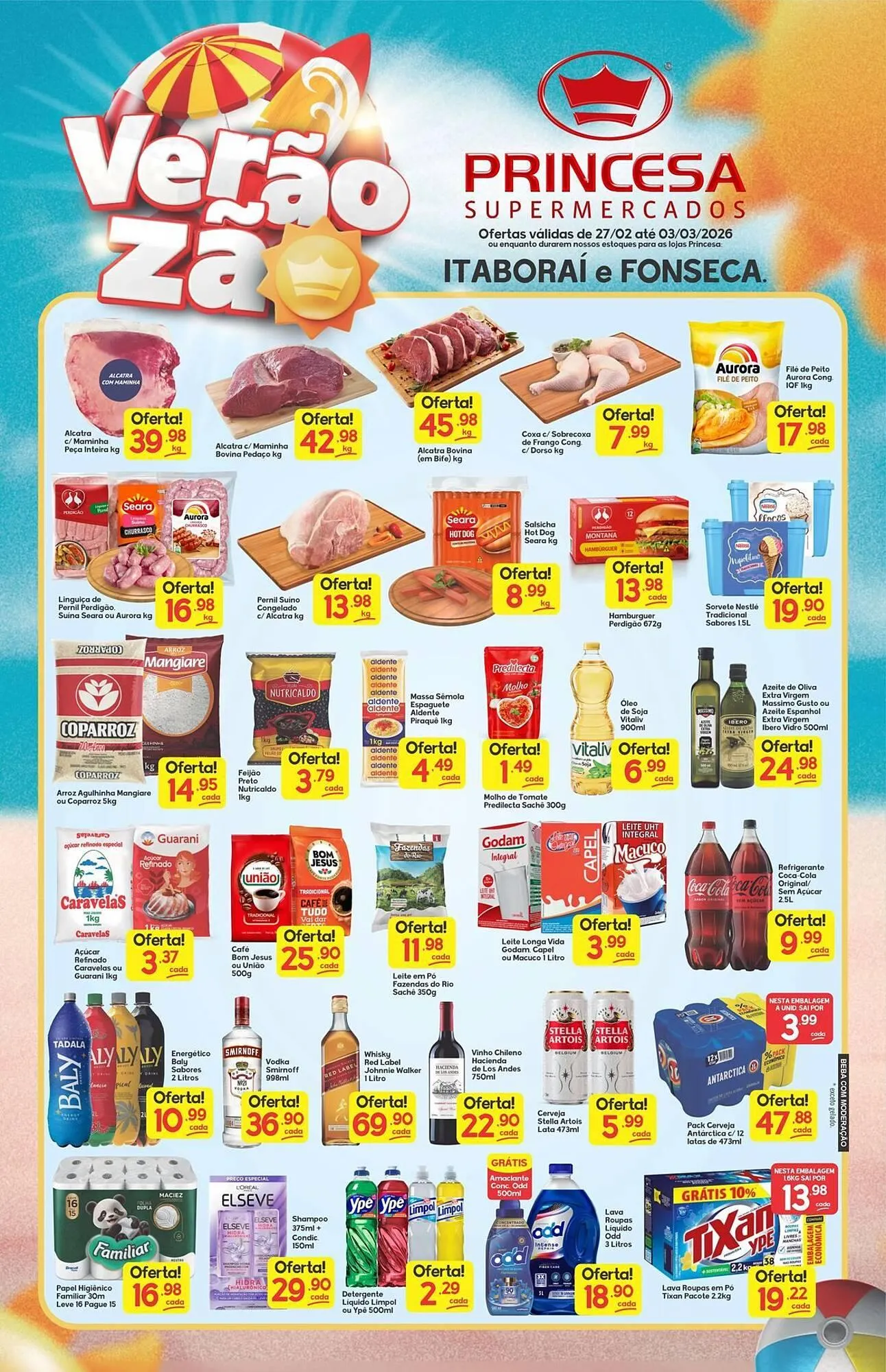 Encarte de Encarte Supermercados Princesa 27 de fevereiro até 4 de março 2026 - Pagina 1