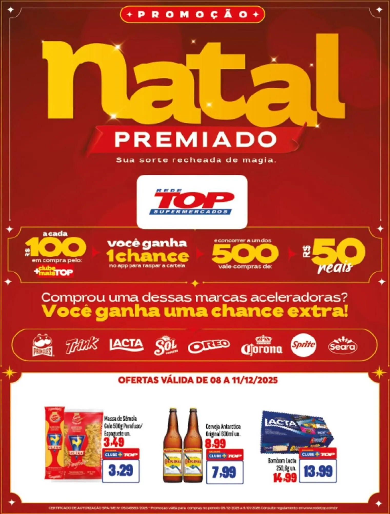 Encarte de Encarte Rede Top 8 de dezembro até 11 de dezembro 2025 - Pagina 1