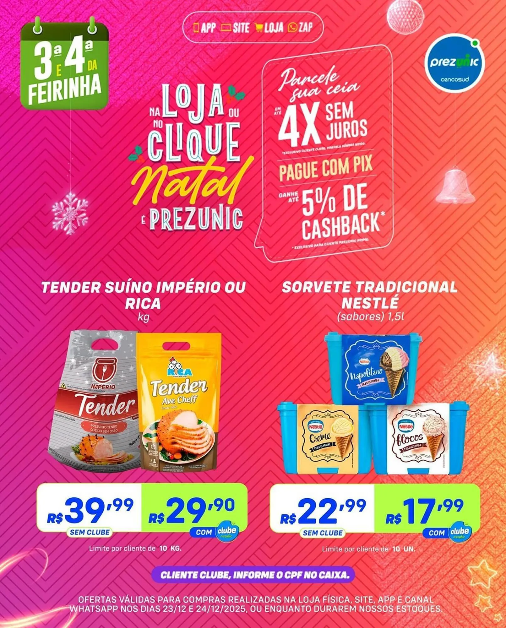 Encarte de Encarte Prezunic 23 de dezembro até 24 de dezembro 2025 - Pagina 2