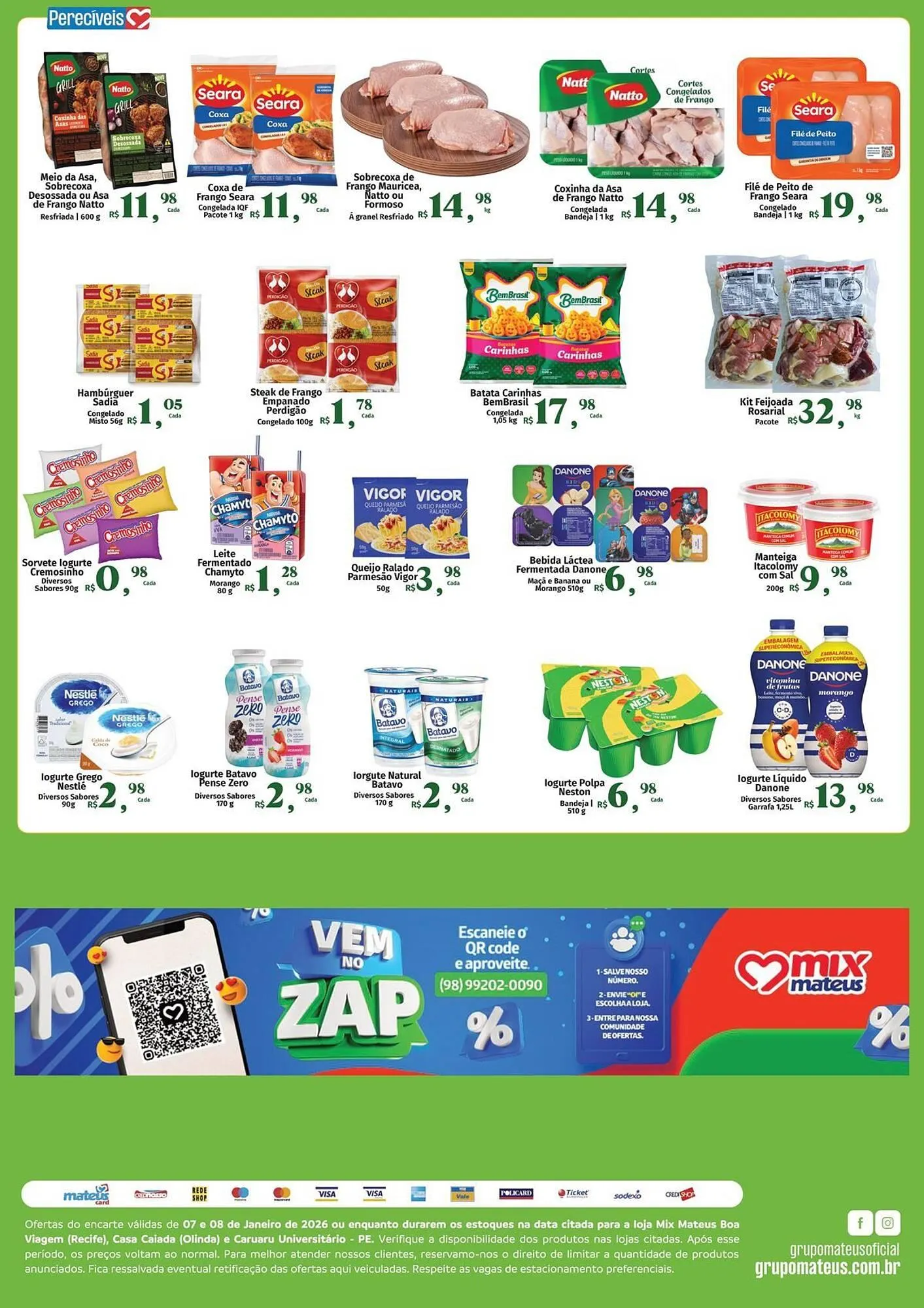 Encarte de Catálogo Supermercados Mateus 7 de janeiro até 8 de janeiro 2026 - Pagina 2