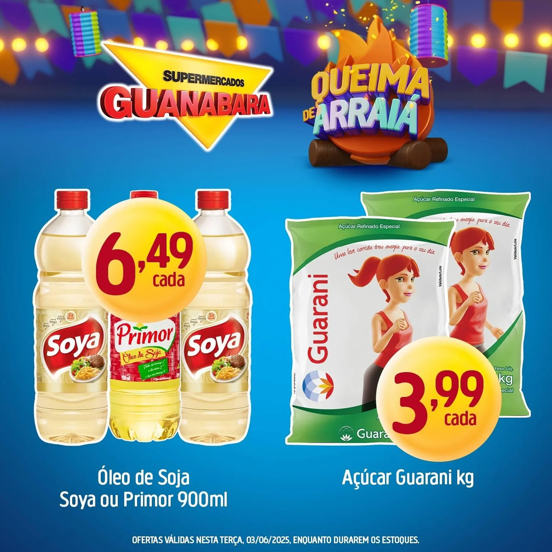 Encarte de Catálogo Supermercados Guanabara 3 de junho até 3 de junho 2025 - Pagina 1