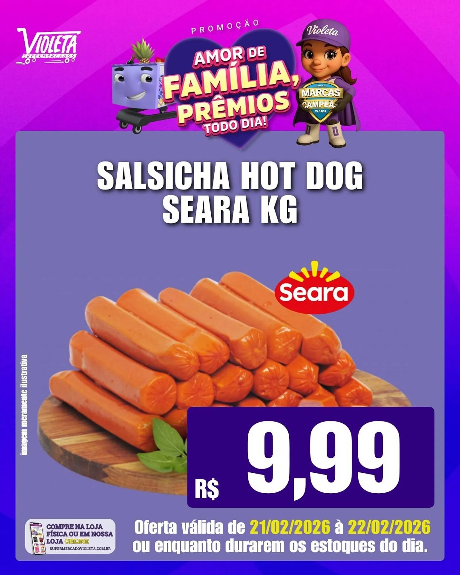 Encarte de Catálogo Violeta Supermercados 21 de fevereiro até 22 de fevereiro 2026 - Pagina 5