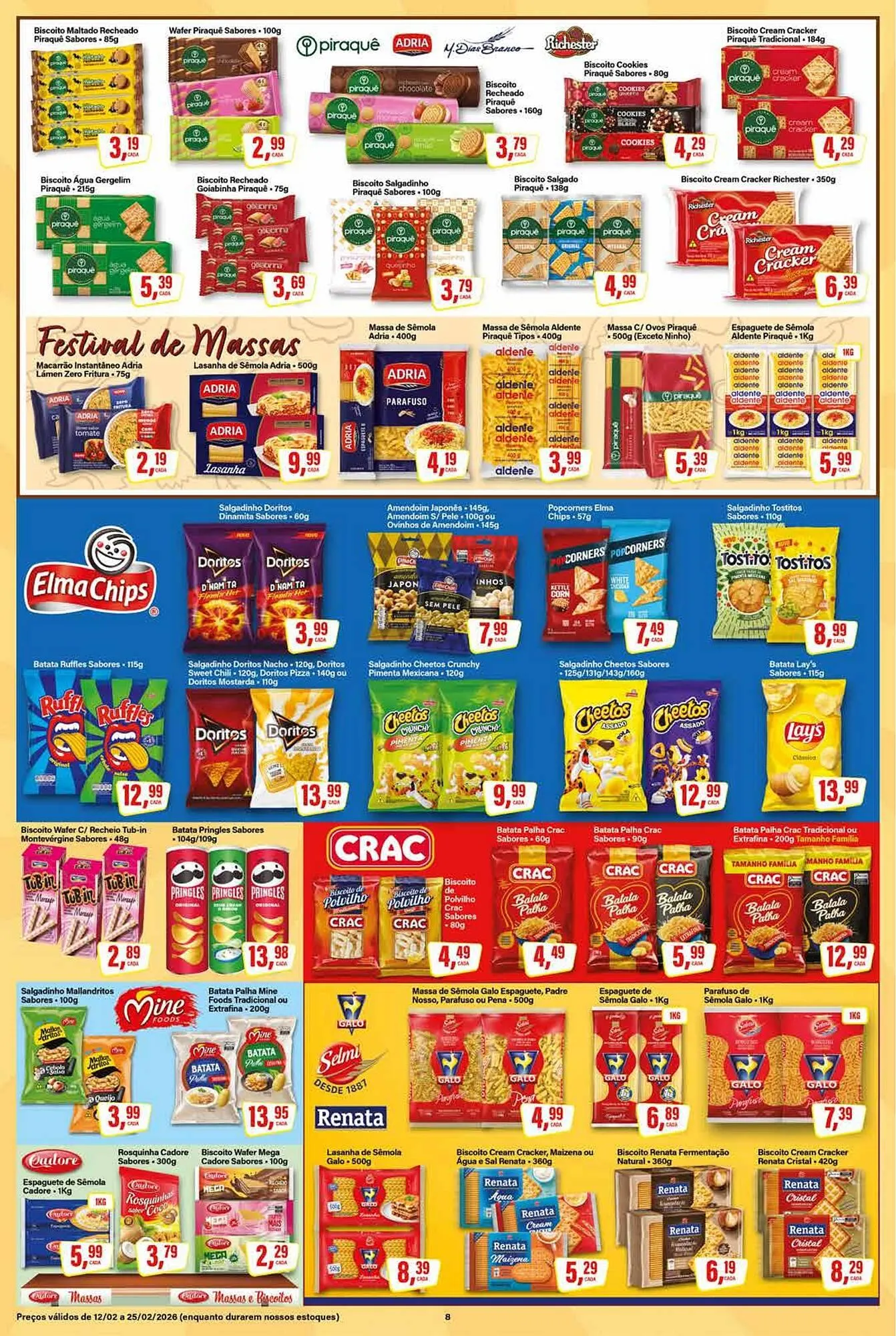 Encarte de Encarte Rede Supermarket 12 de fevereiro até 25 de fevereiro 2026 - Pagina 8