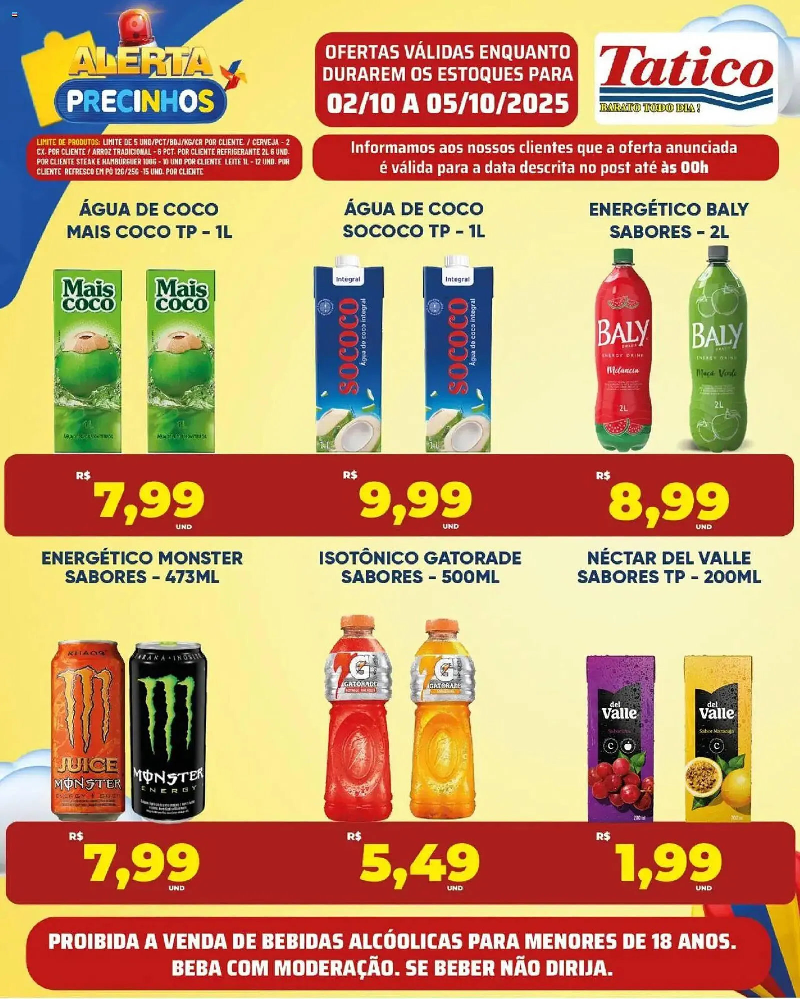 Encarte de Tabloide Tatico 2 de outubro até 7 de outubro 2025 - Pagina 1