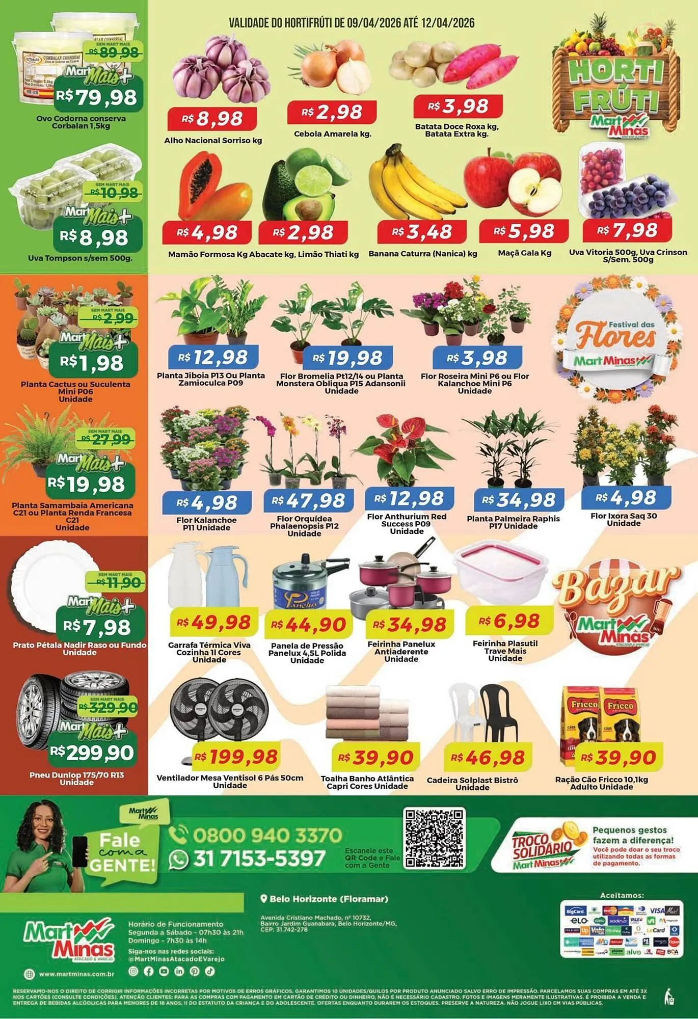 Encarte de Folheto Mart Minas 9 de abril até 15 de abril 2026 - Pagina 8