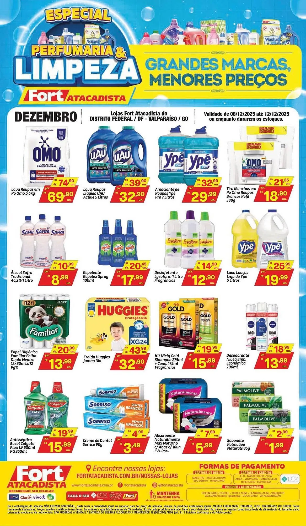 Encarte de Tabloide Fort Atacadista 8 de dezembro até 12 de dezembro 2025 - Pagina 1