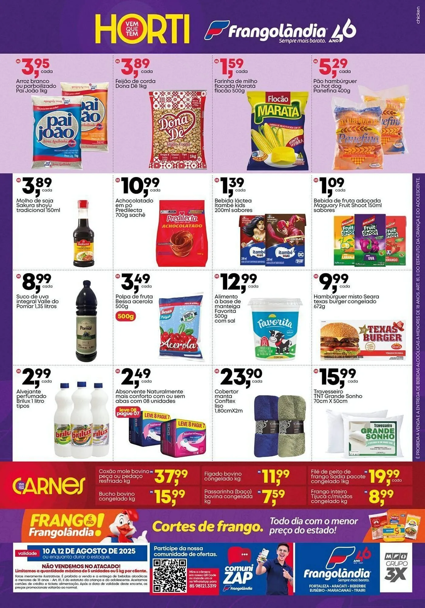 Encarte de Catálogo Festval 10 de agosto até 17 de agosto 2025 - Pagina 2