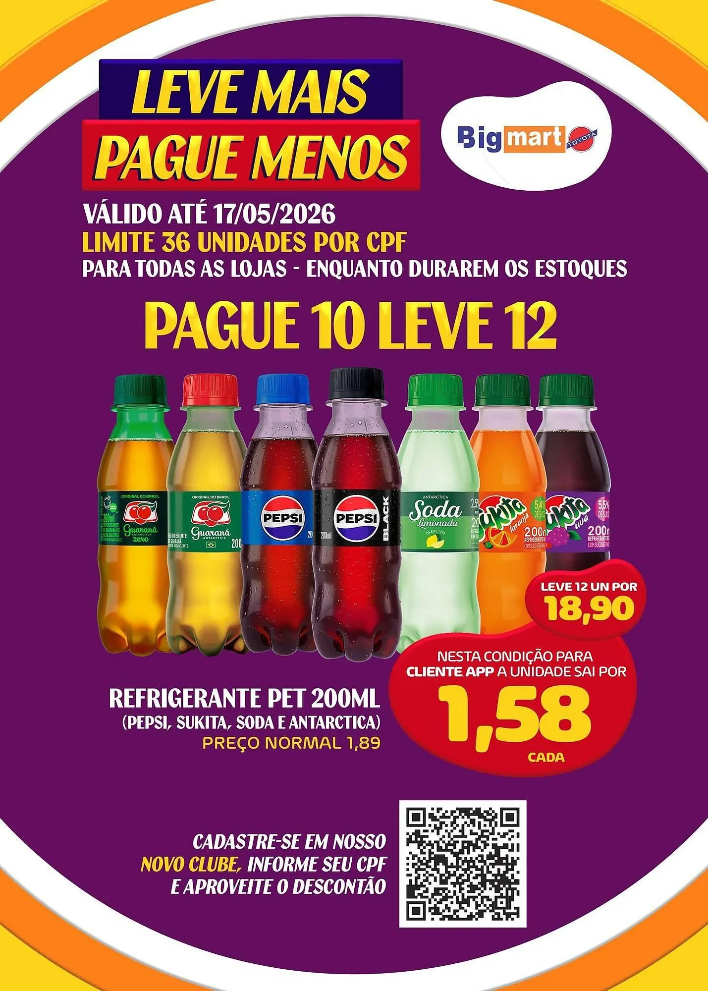 Encarte de Catálogo Bigmart 11 de maio até 17 de maio 2026 - Pagina 1