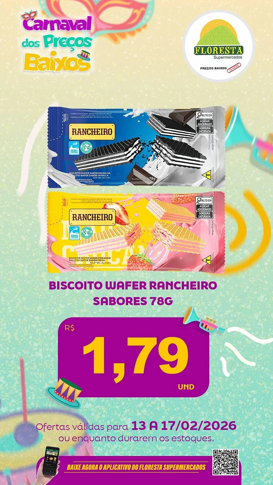 Encarte de Catálogo Floresta Supermercados 13 de fevereiro até 17 de fevereiro 2026 - Pagina 59