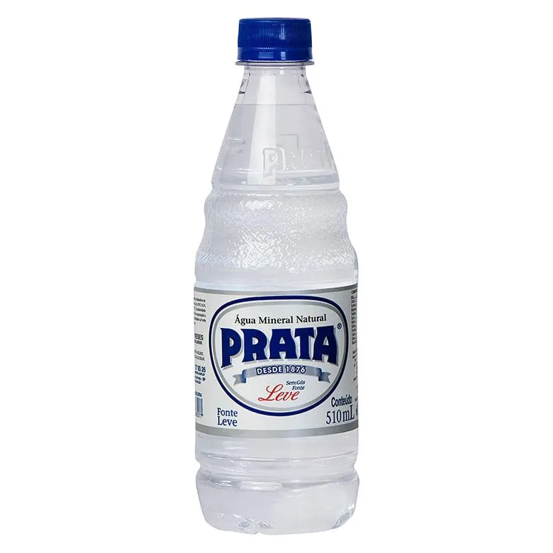 Água Mineral Prata sem Gás Pet 510ml