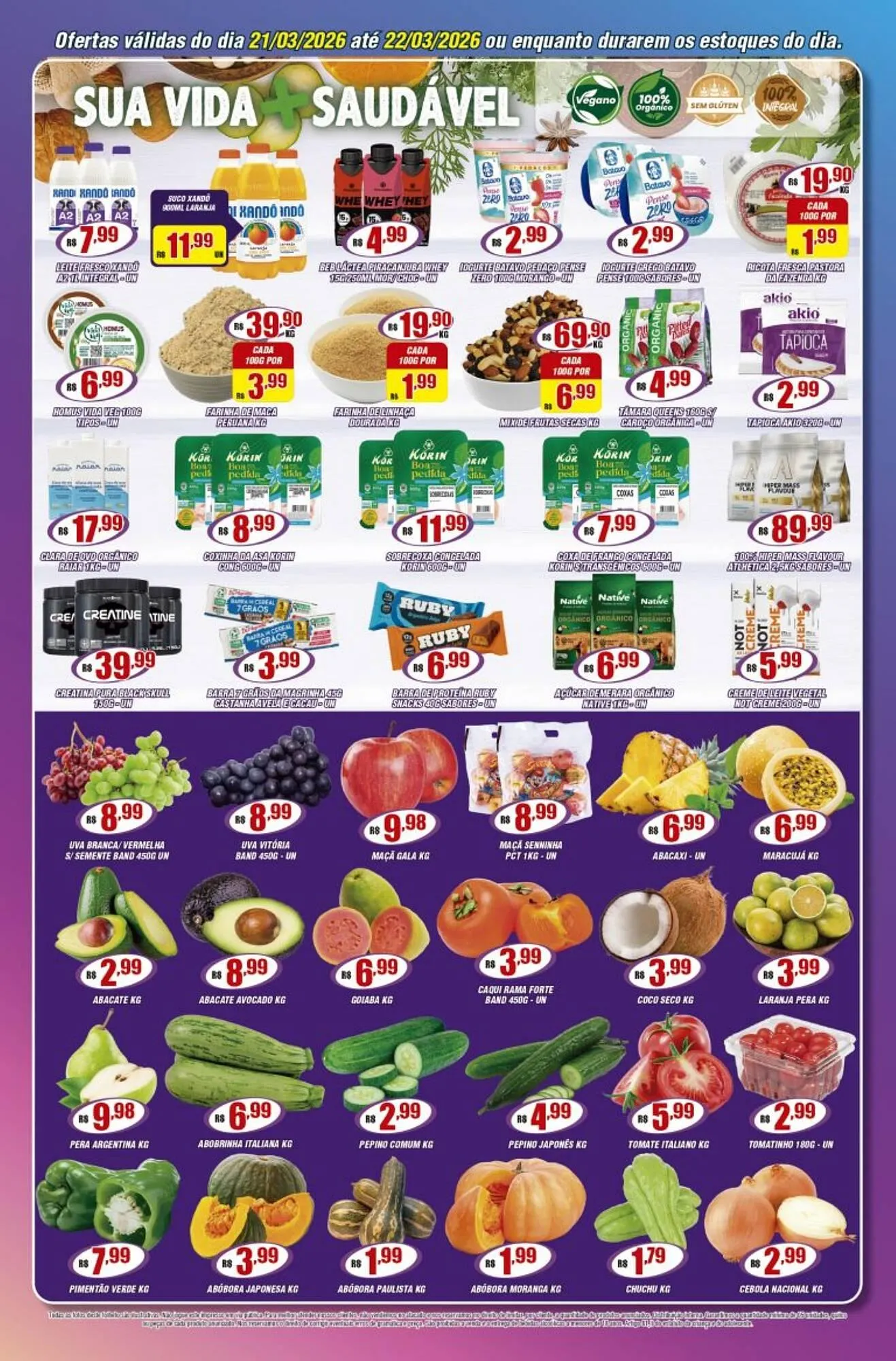Encarte de Catálogo Violeta Supermercados 20 de março até 22 de março 2026 - Pagina 4