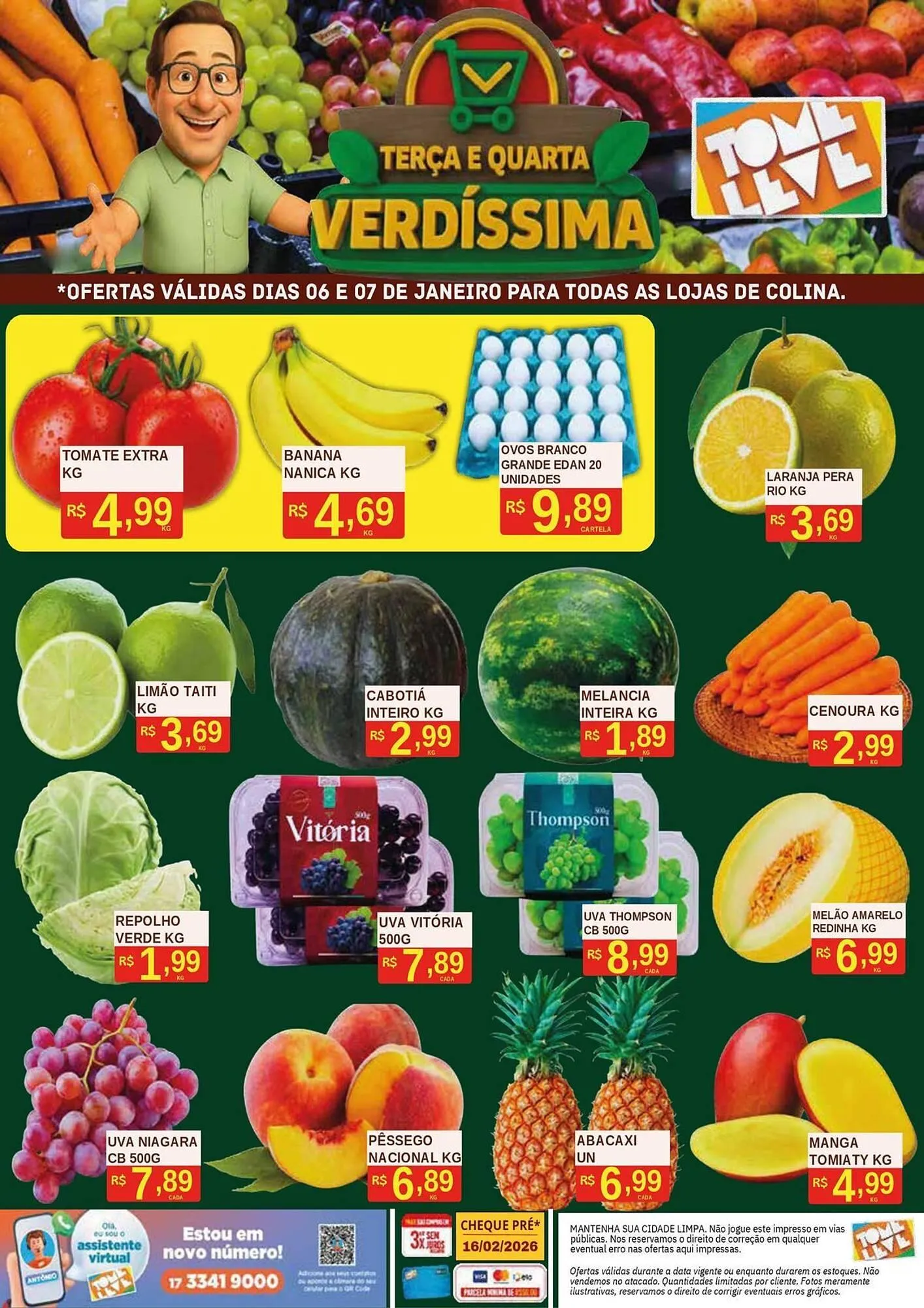 Encarte de Catálogo Tome Leve 6 de janeiro até 7 de janeiro 2026 - Pagina 1