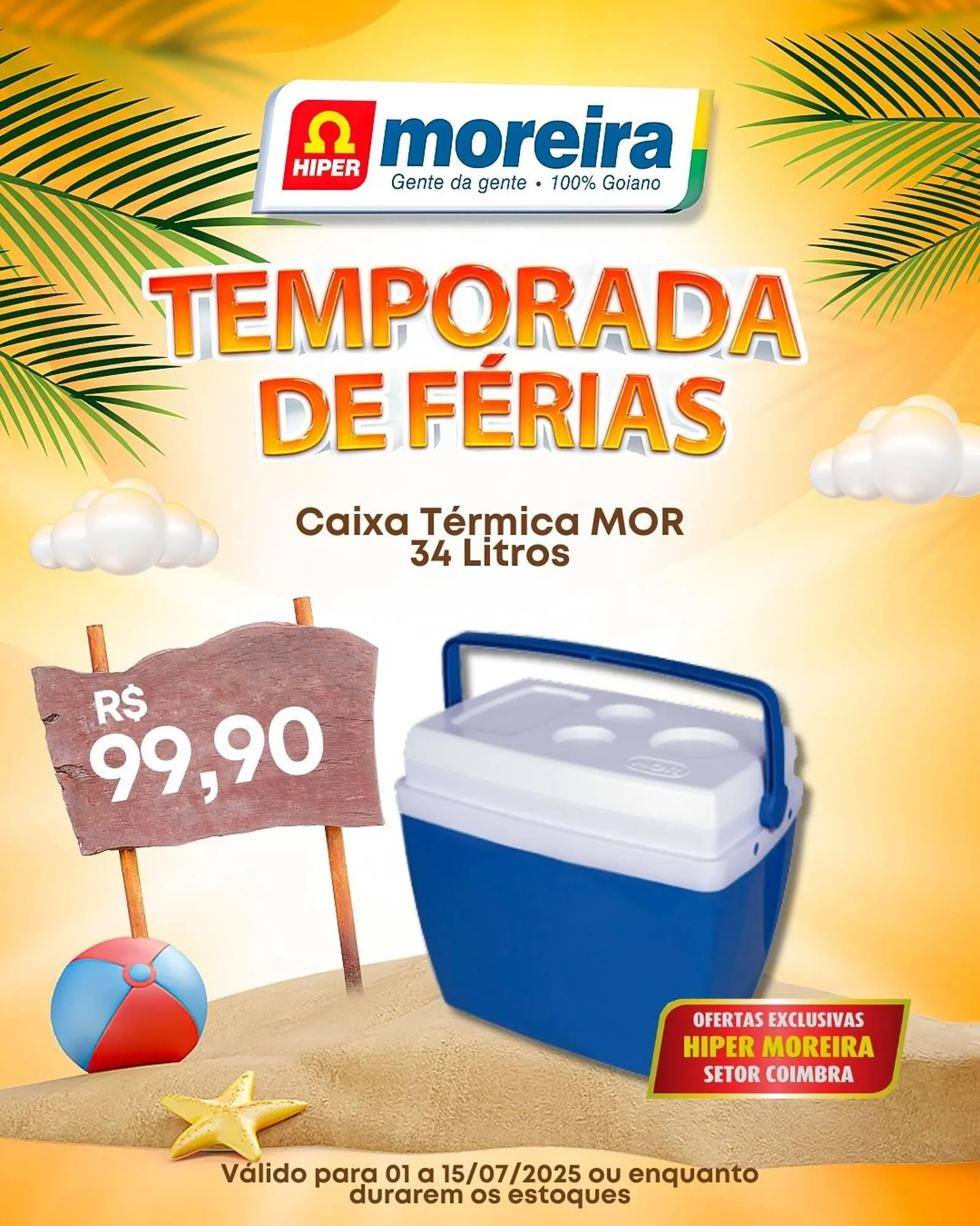Encarte de Catálogo Hiper Moreira 1 de julho até 15 de julho 2025 - Pagina 1
