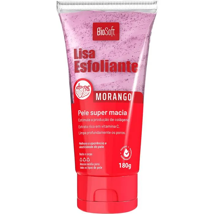 Esfoliante Lisa Morango 180g
