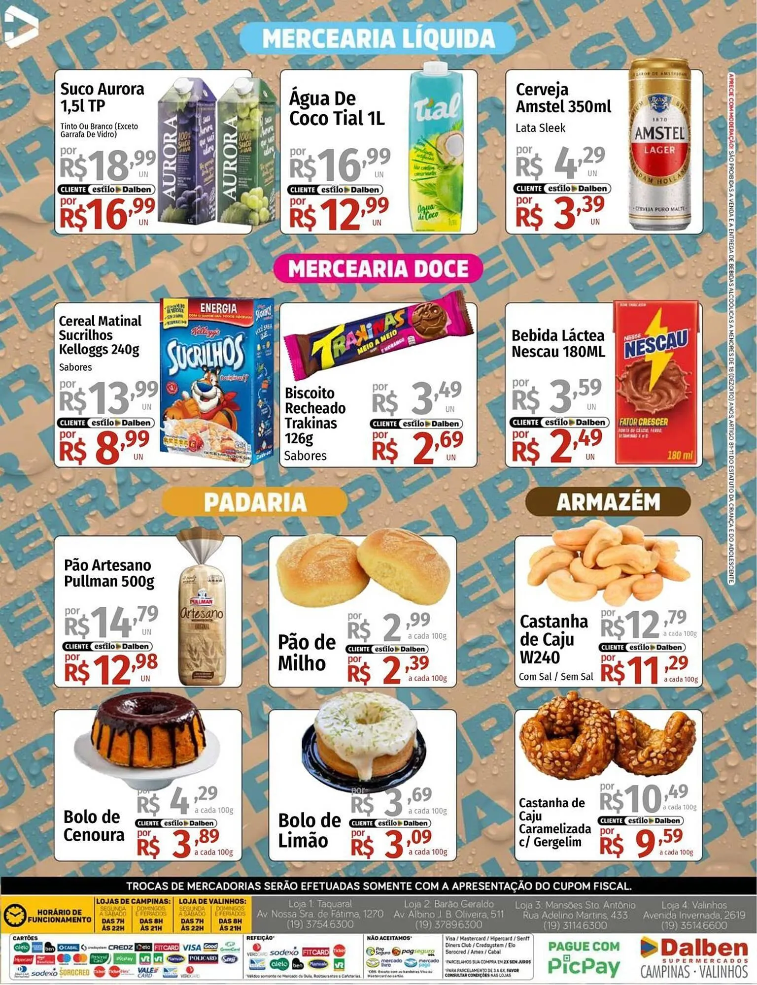 Encarte de Catálogo Supermercado Dalben 18 de agosto até 19 de agosto 2025 - Pagina 4