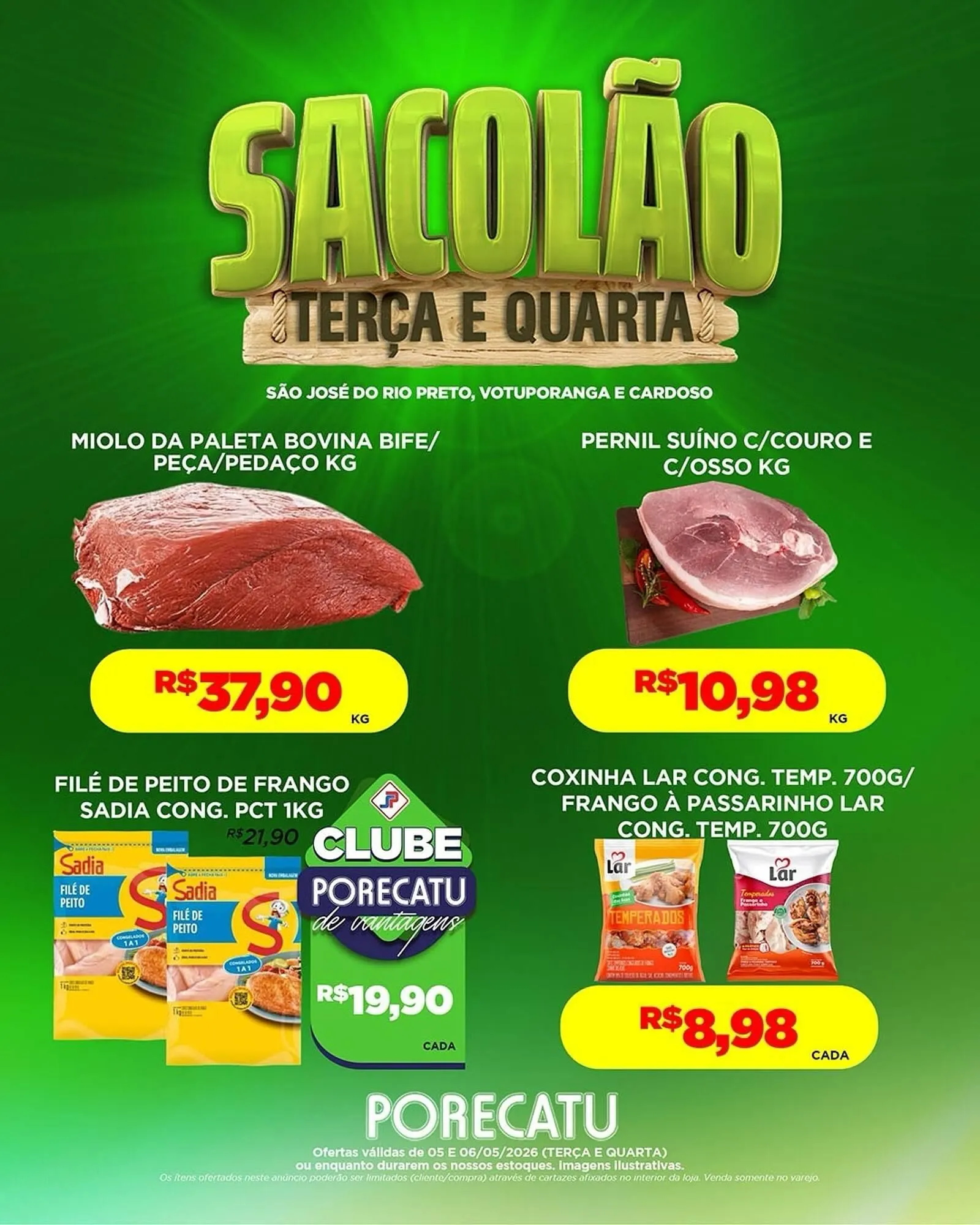Encarte de Catálogo Supermercado Porecatu 5 de maio até 6 de maio 2026 - Pagina 8