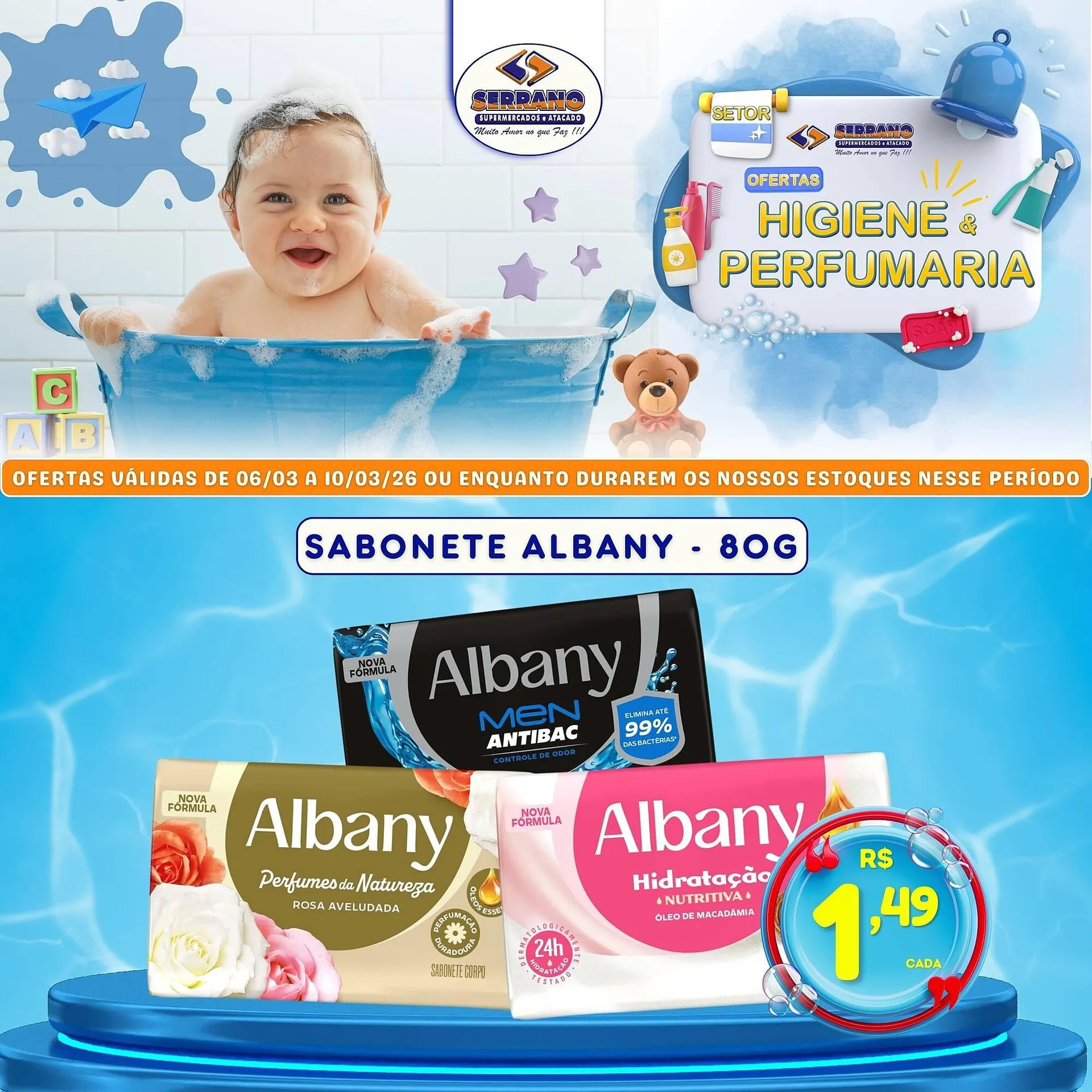 Encarte de Catálogo Serrano Supermercado 9 de março até 10 de março 2026 - Pagina 3