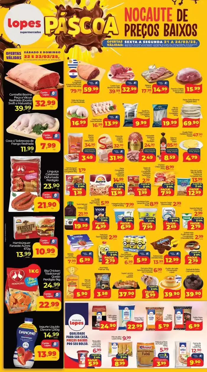 Encarte de Encarte Lopes Supermercados 21 de março até 24 de março 2025 - Pagina 2