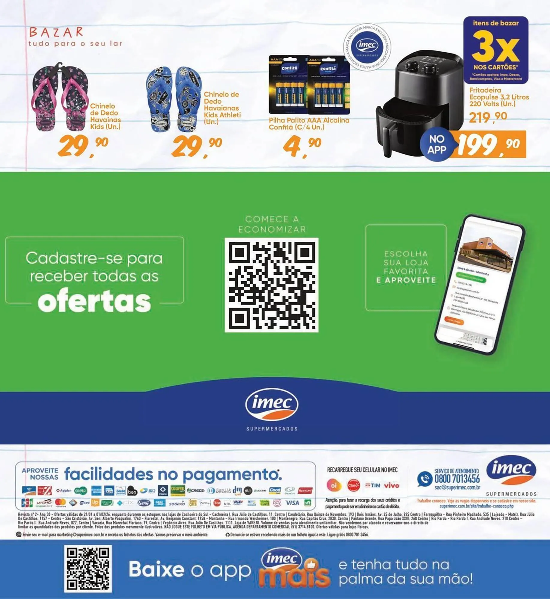 Encarte de Catálogo Imec Supermercados 21 de janeiro até 1 de fevereiro 2026 - Pagina 16