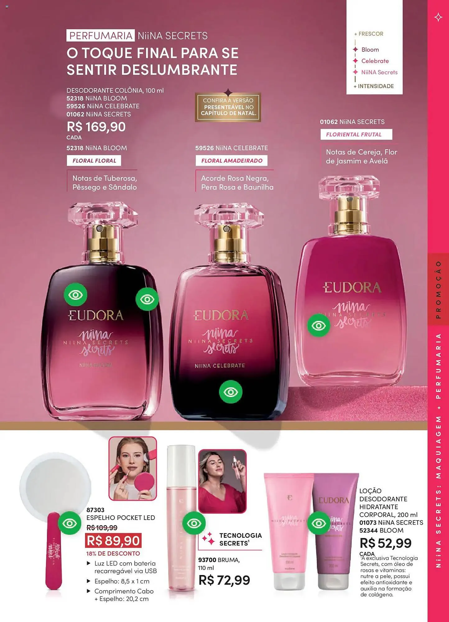 Encarte de Catálogo Eudora 29 de outubro até 27 de novembro 2025 - Pagina 98