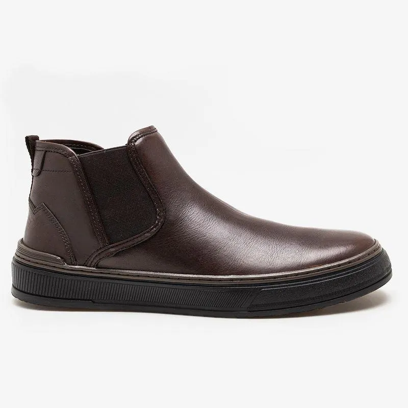 Bota City Denim Marrom