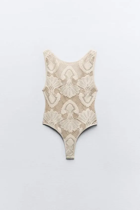 BODY COM JACQUARD SEAMLESS