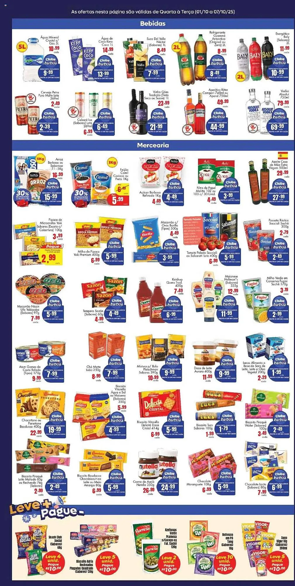 Encarte de Tabloide Barbosa Supermercados 1 de outubro até 7 de outubro 2025 - Pagina 3