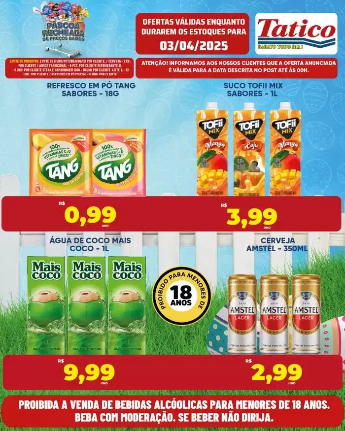 Encarte de Encarte Tatico 3 de abril até 6 de abril 2025 - Pagina 22