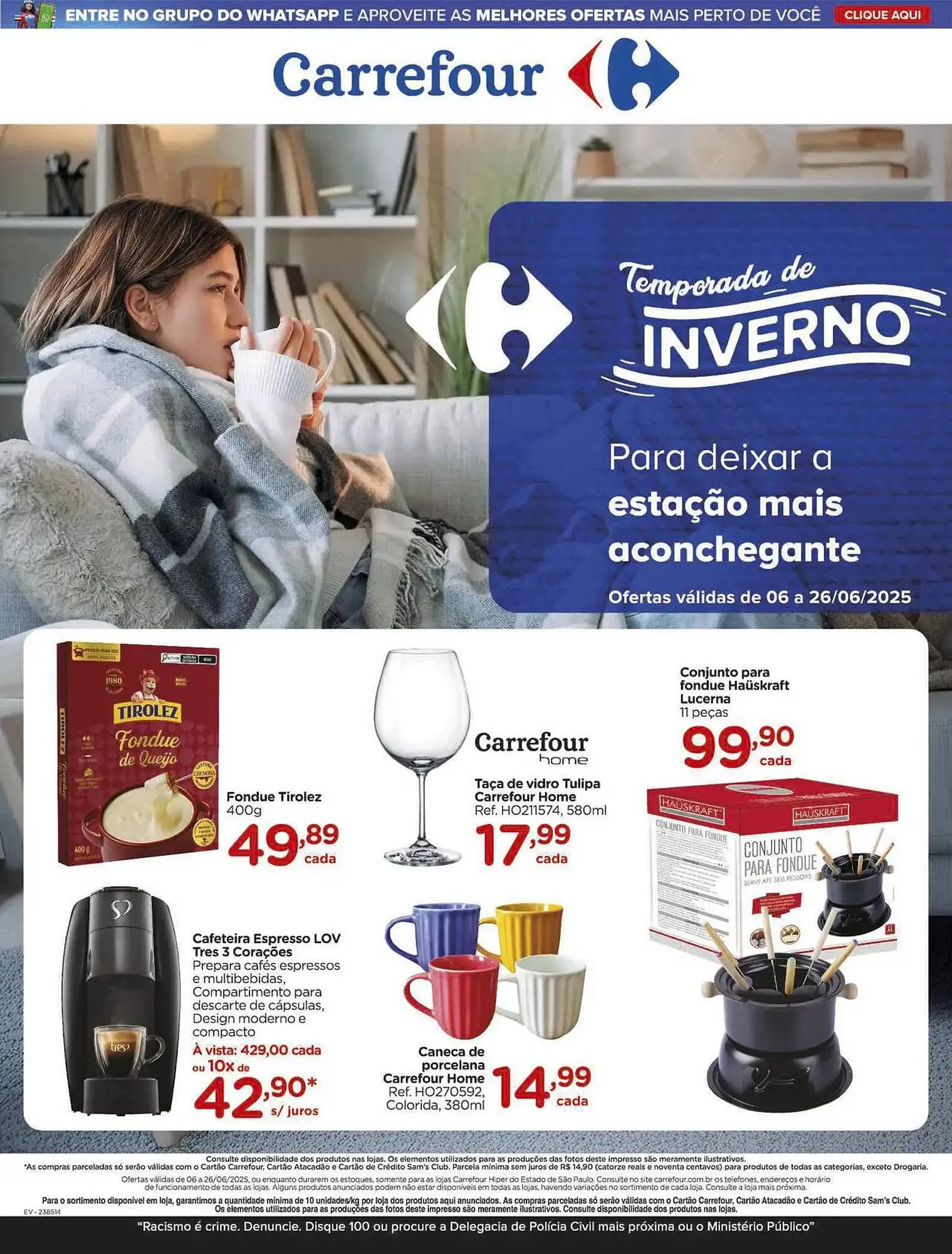 Encarte de Catálogo Carrefour 6 de junho até 27 de junho 2025 - Pagina 1