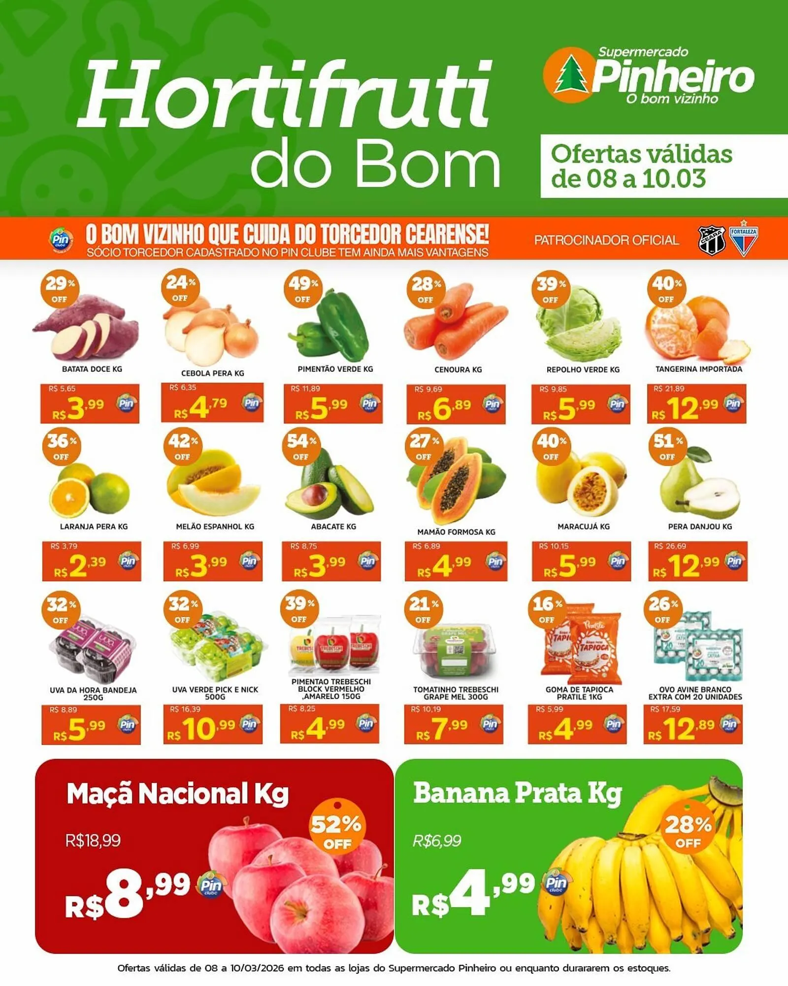 Encarte de Encarte Pinheiro Supermercado 8 de março até 10 de março 2026 - Pagina 2