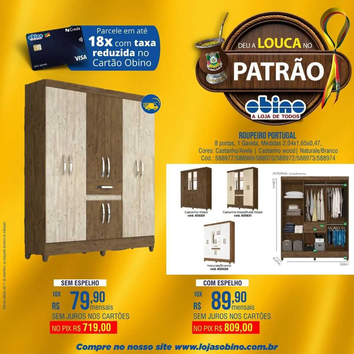 Encarte de Lojas Obino Folheto 31 de agosto até 13 de setembro 2023 - Pagina 2