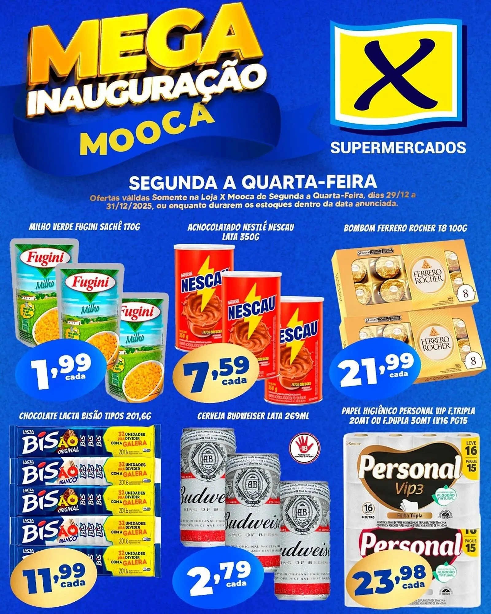 Encarte de Folheto X Supermercados 29 de dezembro até 31 de dezembro 2025 - Pagina 3