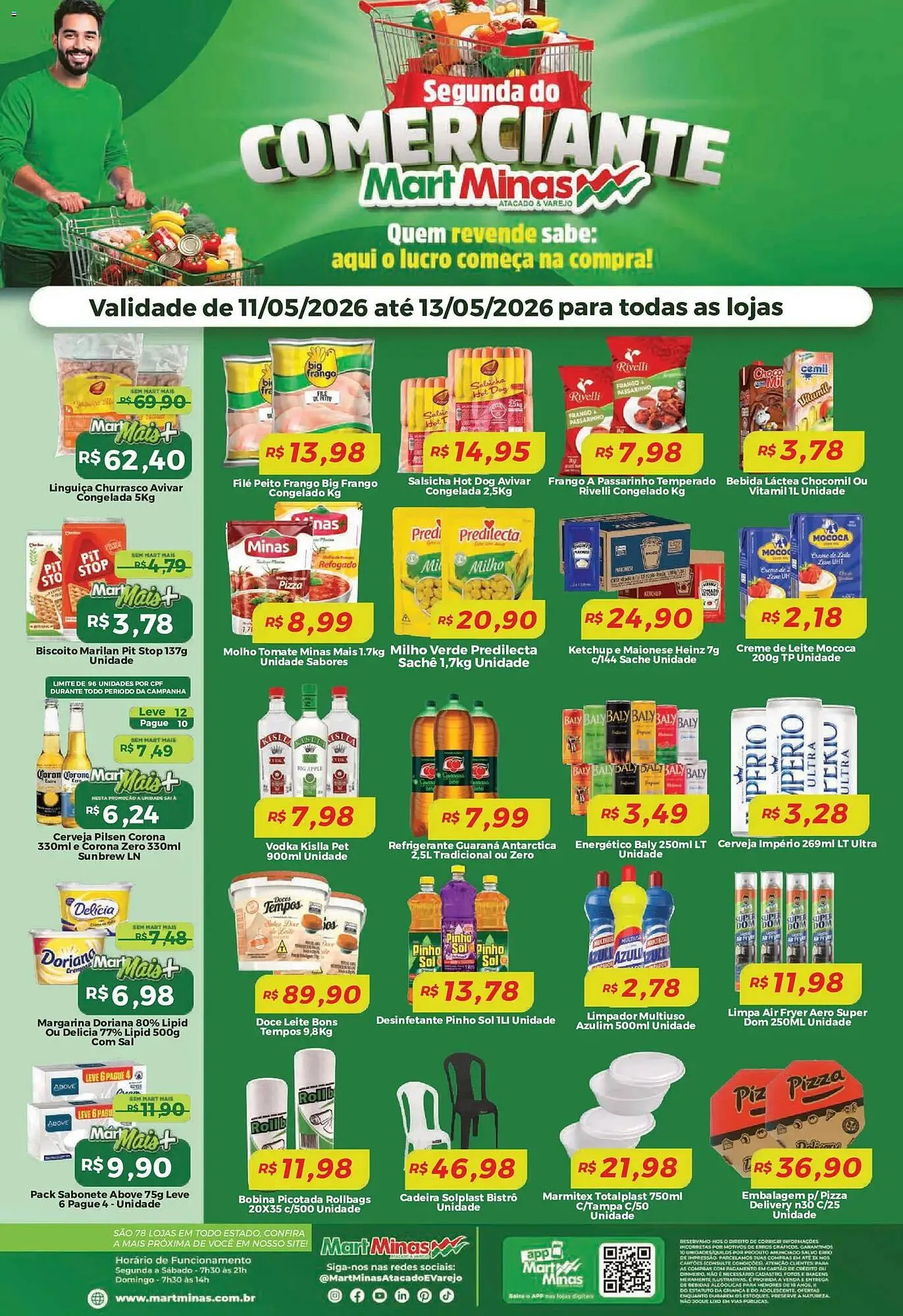 Encarte de Folheto Mart Minas 11 de maio até 13 de maio 2026 - Pagina 1