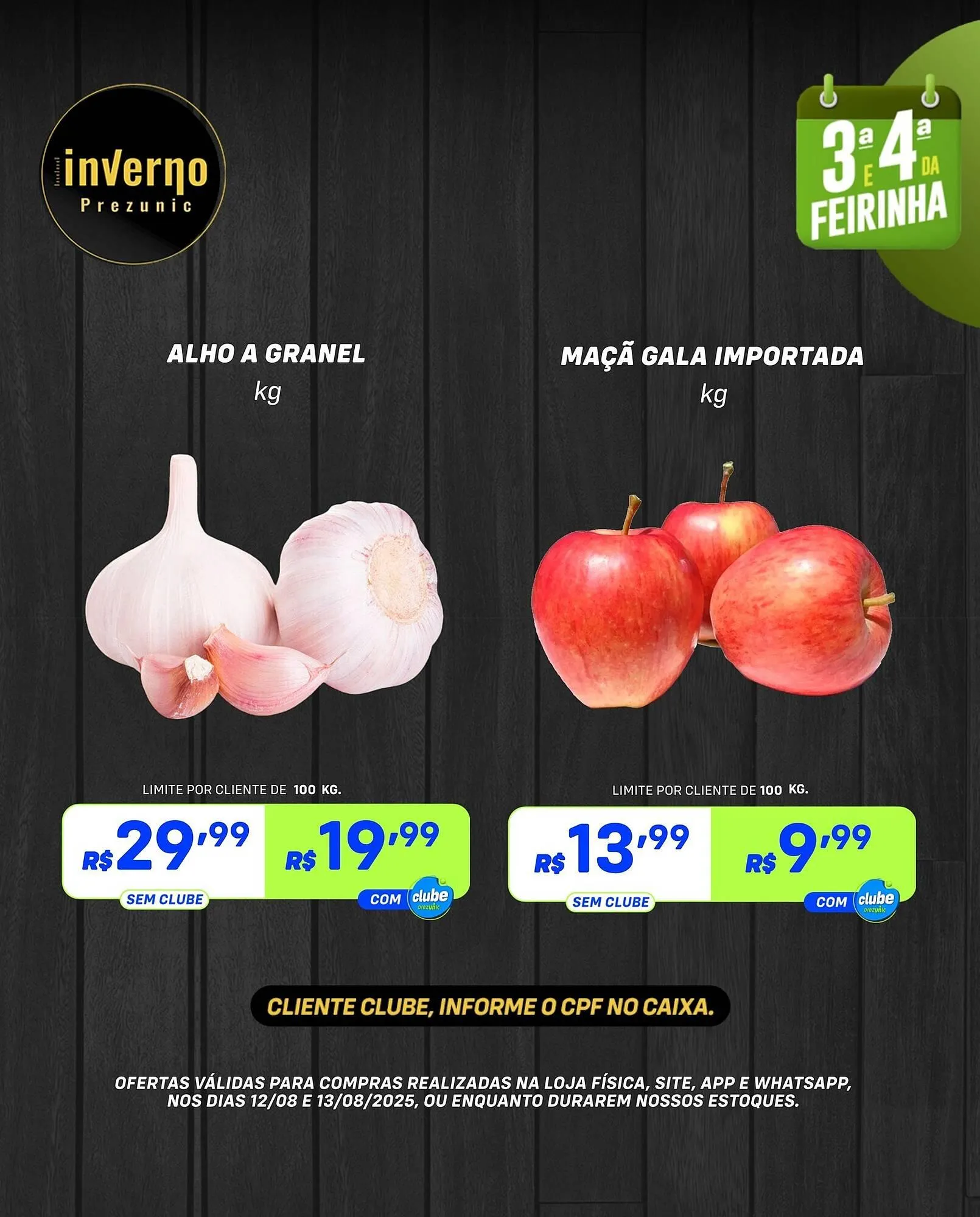 Encarte de Catálogo Prezunic 12 de agosto até 13 de agosto 2025 - Pagina 1