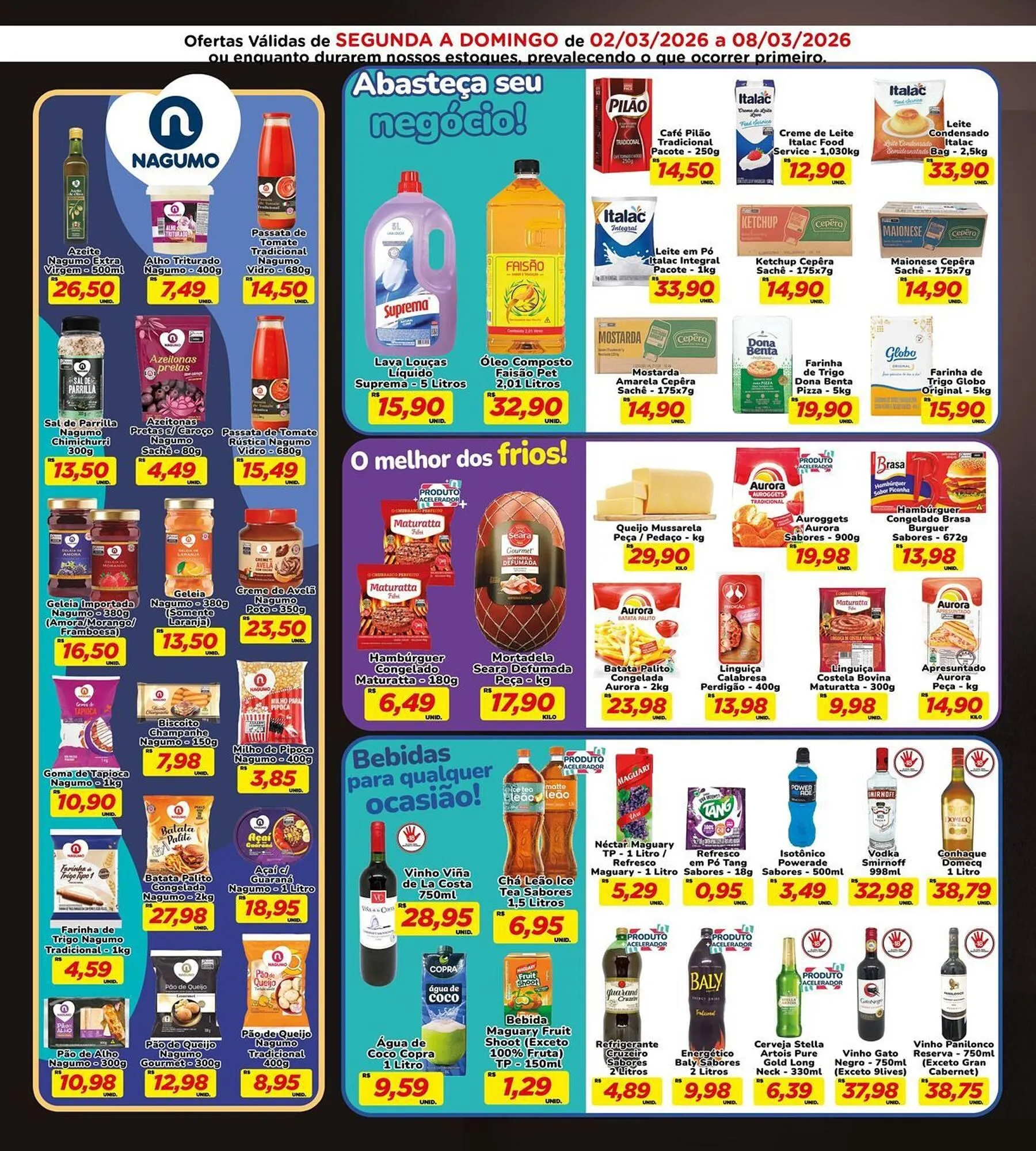 Encarte de Folheto Nagumo 2 de março até 8 de março 2026 - Pagina 2