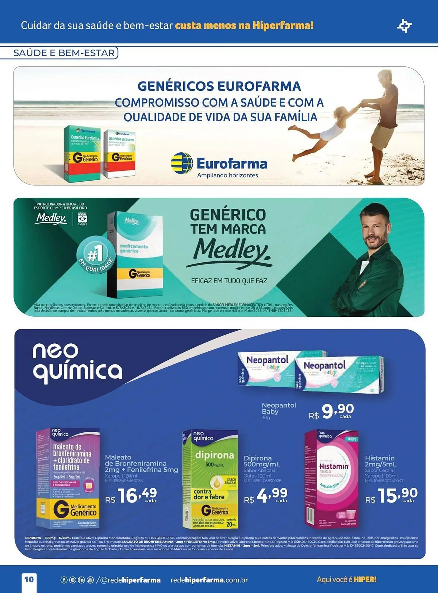 Encarte de Catálogo Hiper Farma 5 de setembro até 4 de outubro 2025 - Pagina 10