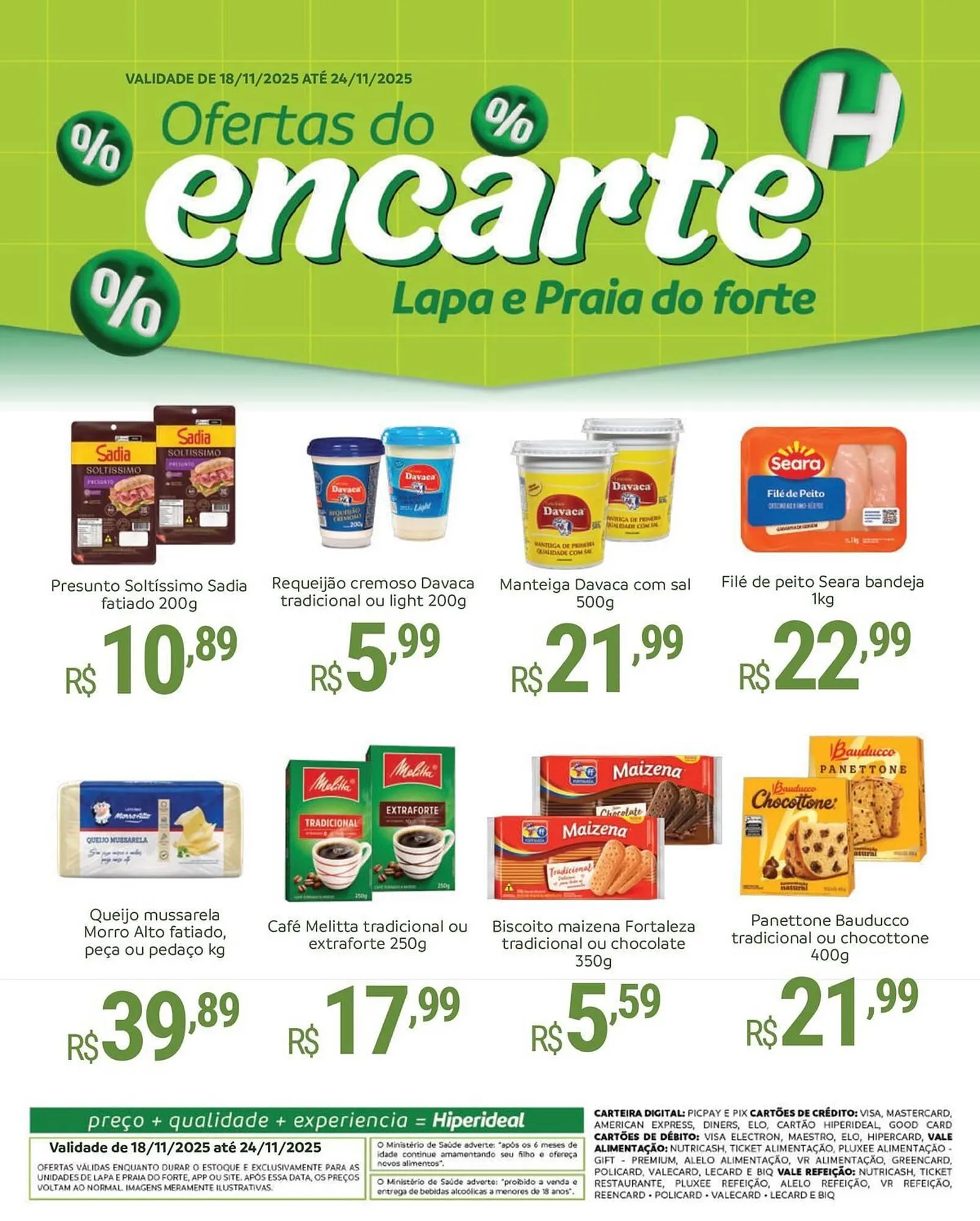 Encarte de Catálogo Hiperideal Supermercados 17 de novembro até 24 de novembro 2025 - Pagina 2