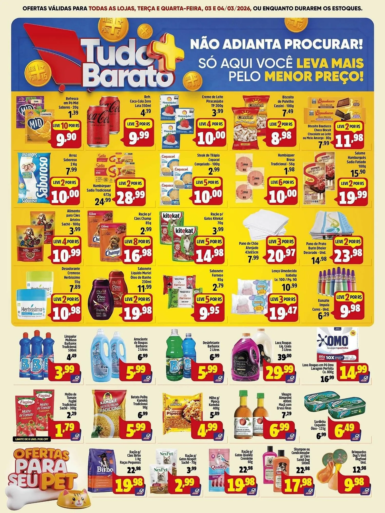 Encarte de Folheto Supermercado Paraná 2 de março até 4 de março 2026 - Pagina 2